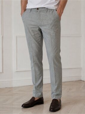 Ralph Lauren Light Gray Slim Dress Pants
